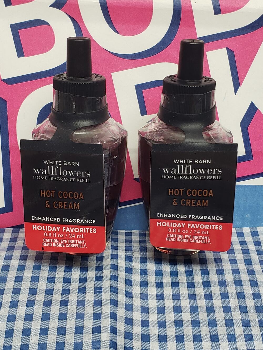 BBW Hot Cocoa & Cream Enhanced HOLIDAY FAVORITES Wallflower Fragrance Refill